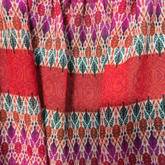 Accidentally In Love Dress Womens Small Multicolor Geometric Boho Hippie Tank - Picture 3 of 10